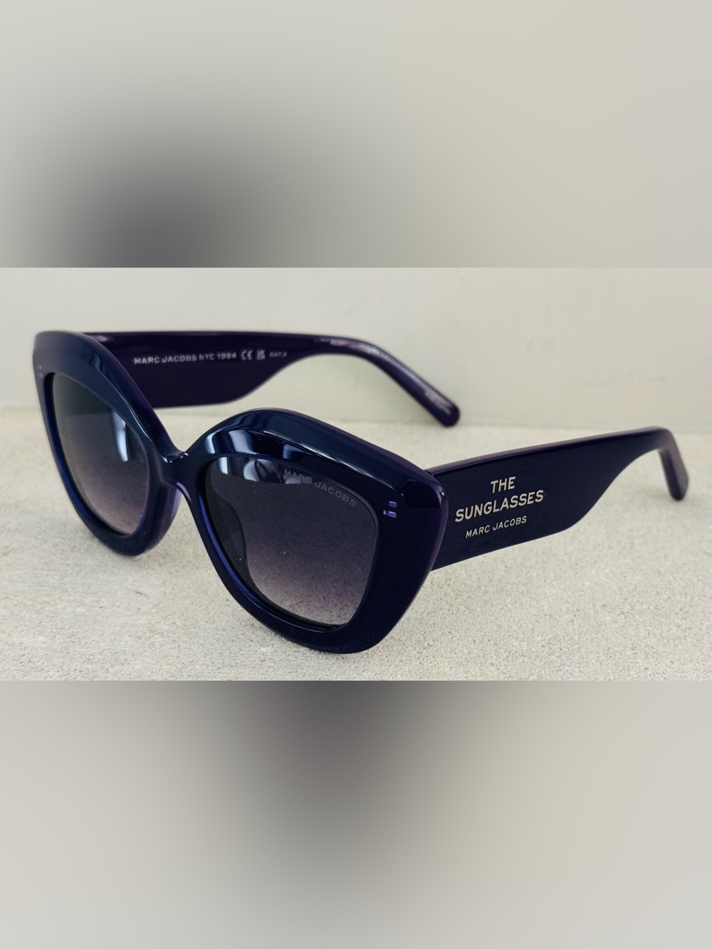 MARC JACOBS - NWT MARC 800/S Purple Cat Eye Sunglasses Unisex - Picture 2 of 10